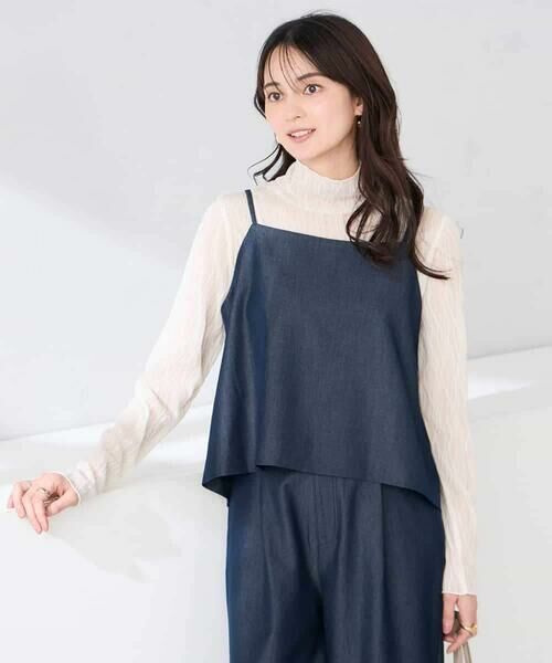 a.v.v / アー・ヴェ・ヴェ その他トップス | 【2WAY/洗える】デニムライクビスチェ | 詳細1