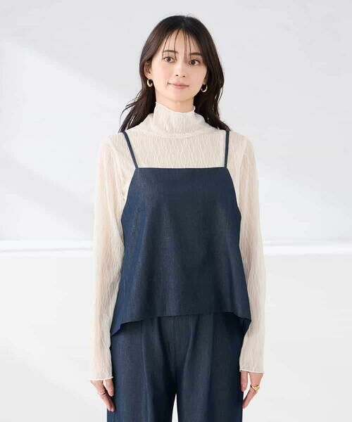 a.v.v / アー・ヴェ・ヴェ その他トップス | 【2WAY/洗える】デニムライクビスチェ | 詳細12