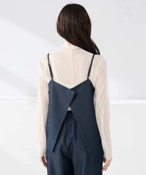 a.v.v / アー・ヴェ・ヴェ その他トップス | 【2WAY/洗える】デニムライクビスチェ | 詳細14