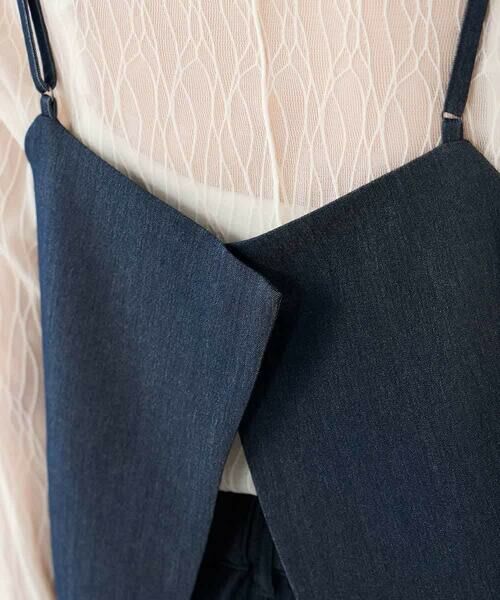 a.v.v / アー・ヴェ・ヴェ その他トップス | 【2WAY/洗える】デニムライクビスチェ | 詳細17