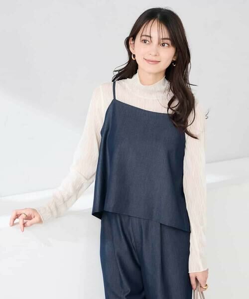 a.v.v / アー・ヴェ・ヴェ その他トップス | 【2WAY/洗える】デニムライクビスチェ | 詳細2
