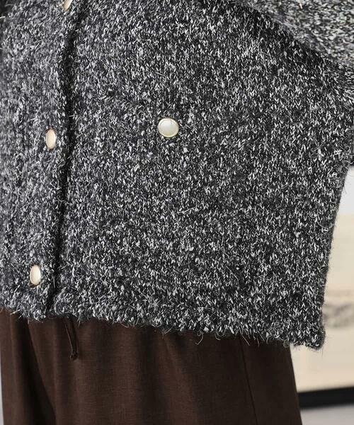 a.v.v / アー・ヴェ・ヴェ カーディガン・ボレロ | ツイードニットジャケット | 詳細11