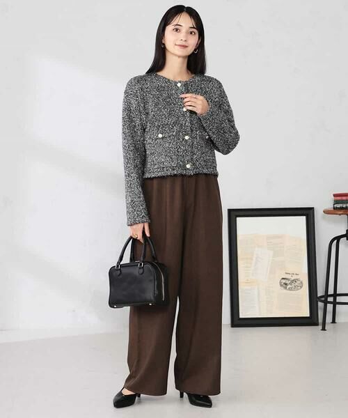 a.v.v / アー・ヴェ・ヴェ カーディガン・ボレロ | ツイードニットジャケット | 詳細3