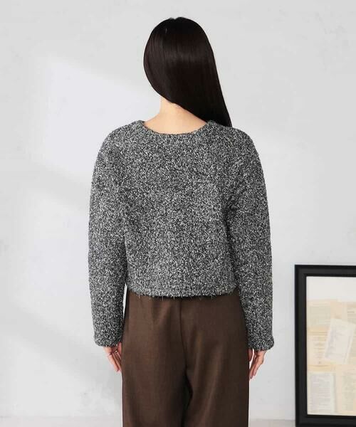 a.v.v / アー・ヴェ・ヴェ カーディガン・ボレロ | ツイードニットジャケット | 詳細8