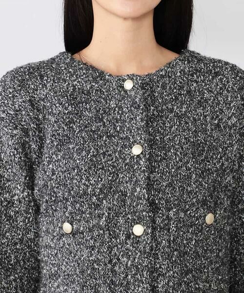 a.v.v / アー・ヴェ・ヴェ カーディガン・ボレロ | ツイードニットジャケット | 詳細9