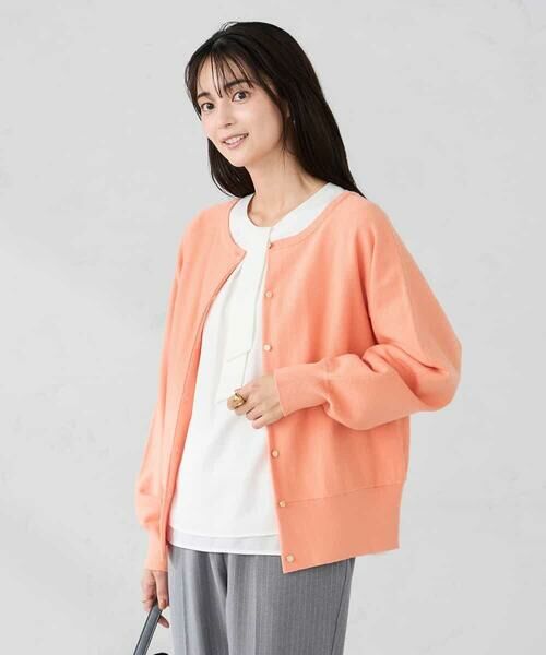 a.v.v / アー・ヴェ・ヴェ カーディガン・ボレロ | 【2WAY】クルーネッククロップドカーディガン | 詳細1