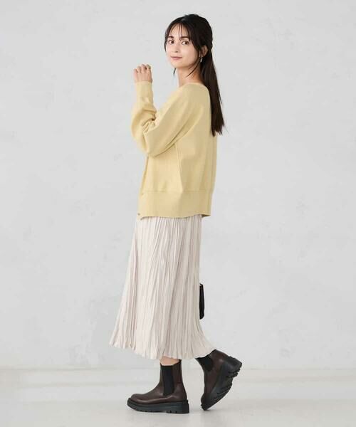 a.v.v / アー・ヴェ・ヴェ カーディガン・ボレロ | 【2WAY】クルーネッククロップドカーディガン | 詳細14