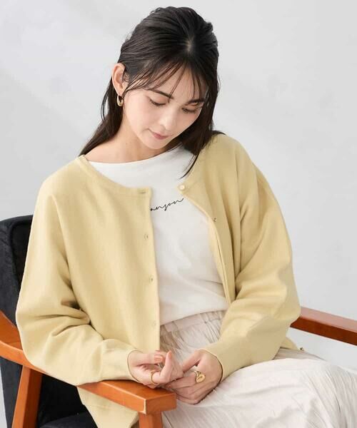 a.v.v / アー・ヴェ・ヴェ カーディガン・ボレロ | 【2WAY】クルーネッククロップドカーディガン | 詳細15