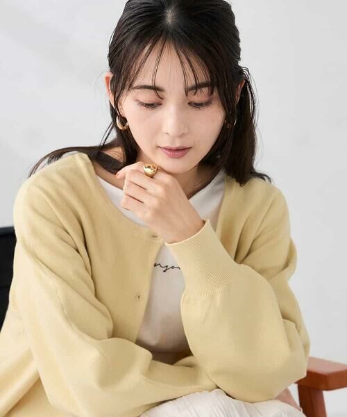 a.v.v / アー・ヴェ・ヴェ カーディガン・ボレロ | 【2WAY】クルーネッククロップドカーディガン | 詳細19