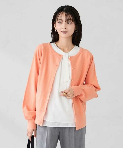 a.v.v / アー・ヴェ・ヴェ カーディガン・ボレロ | 【2WAY】クルーネッククロップドカーディガン | 詳細3
