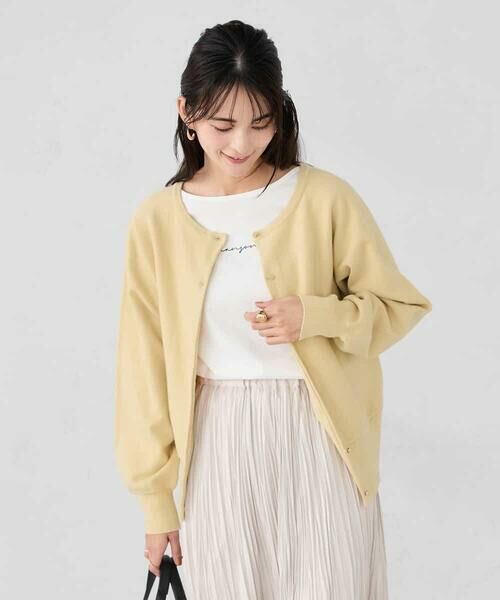 a.v.v / アー・ヴェ・ヴェ カーディガン・ボレロ | 【2WAY】クルーネッククロップドカーディガン | 詳細8
