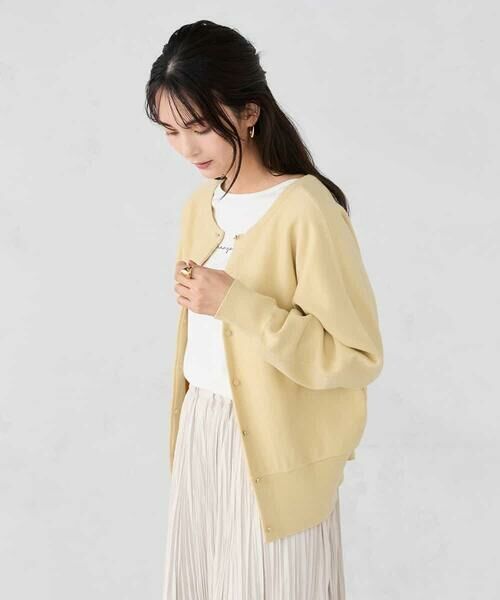 a.v.v / アー・ヴェ・ヴェ カーディガン・ボレロ | 【2WAY】クルーネッククロップドカーディガン | 詳細9