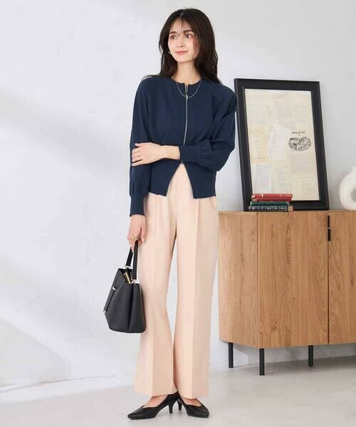 a.v.v / アー・ヴェ・ヴェ カーディガン・ボレロ | バックギャザーニットブルゾン | 詳細10