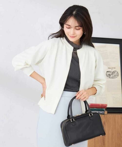 a.v.v / アー・ヴェ・ヴェ カーディガン・ボレロ | バックギャザーニットブルゾン | 詳細11