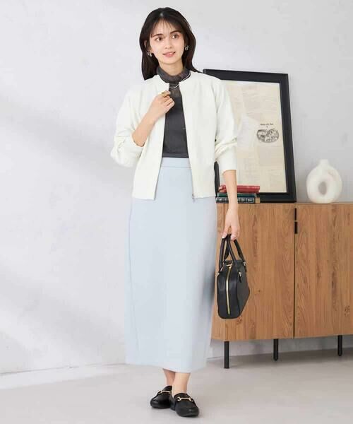 a.v.v / アー・ヴェ・ヴェ カーディガン・ボレロ | バックギャザーニットブルゾン | 詳細14