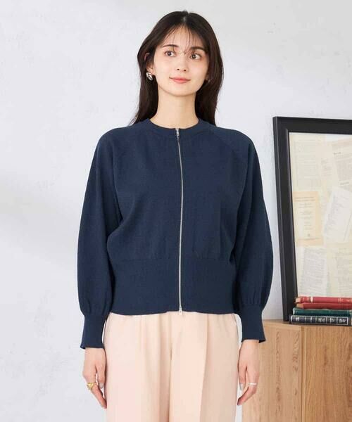 a.v.v / アー・ヴェ・ヴェ カーディガン・ボレロ | バックギャザーニットブルゾン | 詳細18