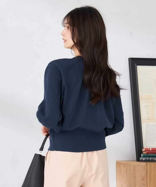 a.v.v / アー・ヴェ・ヴェ カーディガン・ボレロ | バックギャザーニットブルゾン | 詳細5