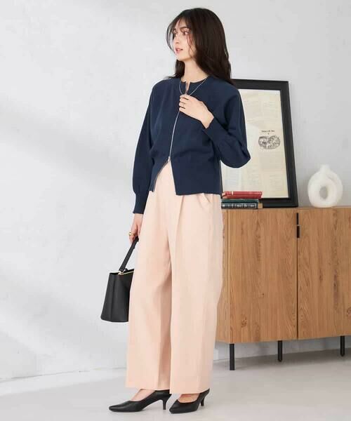 a.v.v / アー・ヴェ・ヴェ カーディガン・ボレロ | バックギャザーニットブルゾン | 詳細9