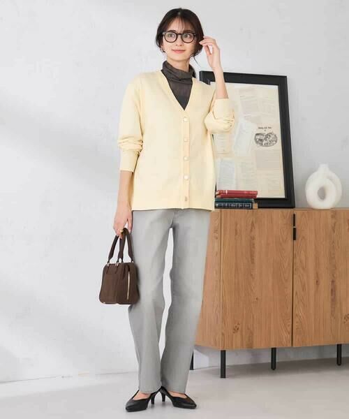 a.v.v / アー・ヴェ・ヴェ カーディガン・ボレロ | スウェットライクVネックカーディガン | 詳細12