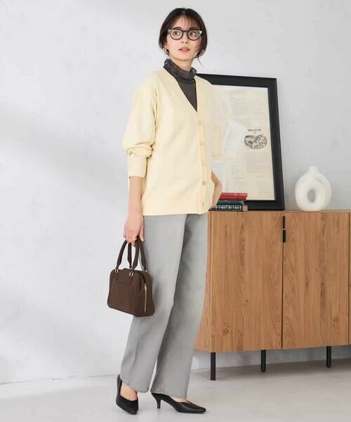 a.v.v / アー・ヴェ・ヴェ カーディガン・ボレロ | スウェットライクVネックカーディガン | 詳細13