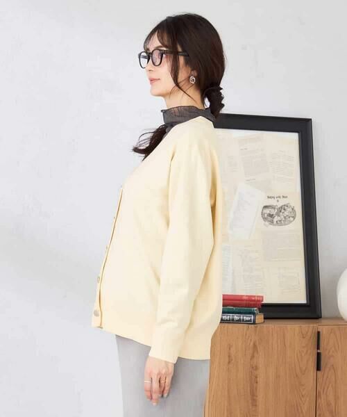 a.v.v / アー・ヴェ・ヴェ カーディガン・ボレロ | スウェットライクVネックカーディガン | 詳細15