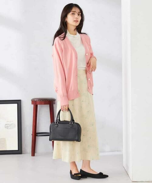 a.v.v / アー・ヴェ・ヴェ カーディガン・ボレロ | スウェットライクVネックカーディガン | 詳細4