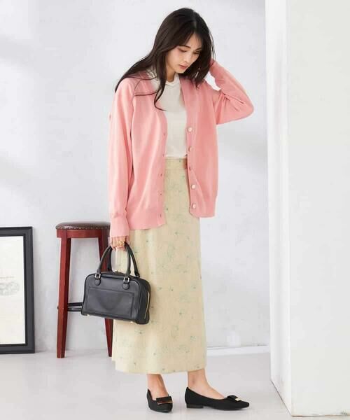 a.v.v / アー・ヴェ・ヴェ カーディガン・ボレロ | スウェットライクVネックカーディガン | 詳細5