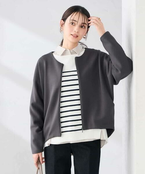 a.v.v / アー・ヴェ・ヴェ カーディガン・ボレロ | ダンボールジップカーディガン | 詳細21