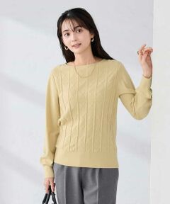 a.v.v / アー・ヴェ・ヴェ ニット・セーター | アーガイルパフスリーブニット