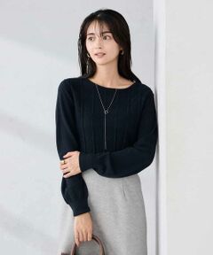 a.v.v / アー・ヴェ・ヴェ ニット・セーター | アーガイルパフスリーブニット