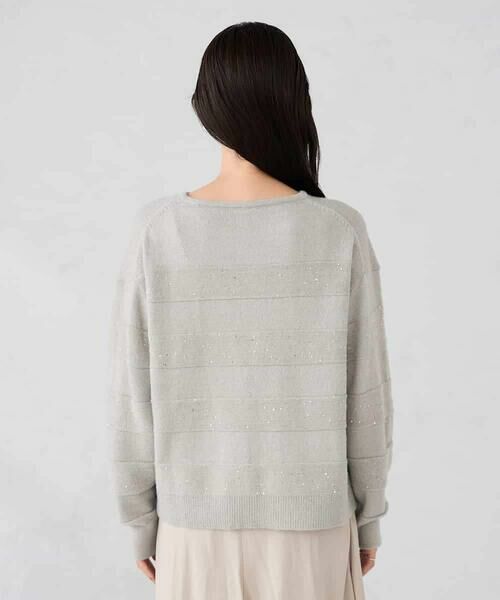 a.v.v / アー・ヴェ・ヴェ ニット・セーター | スパンコールボーダーニット | 詳細23