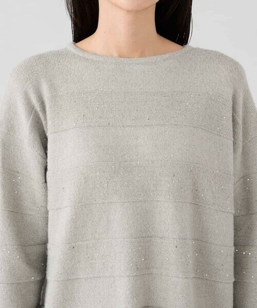 a.v.v / アー・ヴェ・ヴェ ニット・セーター | スパンコールボーダーニット | 詳細24