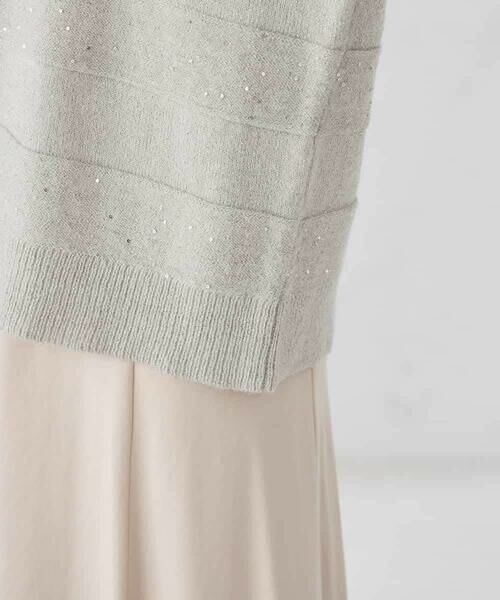 a.v.v / アー・ヴェ・ヴェ ニット・セーター | スパンコールボーダーニット | 詳細26