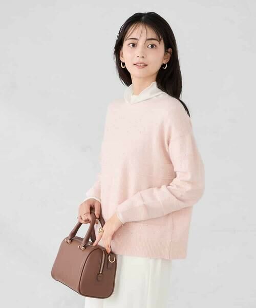 a.v.v / アー・ヴェ・ヴェ ニット・セーター | スパンコールボーダーニット | 詳細3