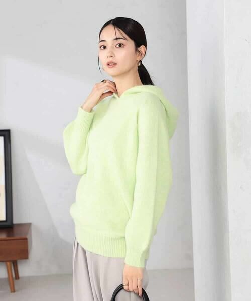 a.v.v / アー・ヴェ・ヴェ ニット・セーター | ヘアリーニットフーディー | 詳細2