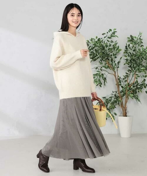 a.v.v / アー・ヴェ・ヴェ ニット・セーター | ヘアリーニットフーディー | 詳細9