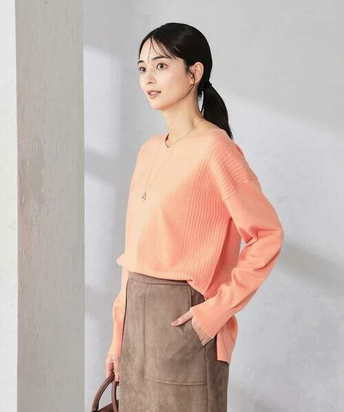 a.v.v / アー・ヴェ・ヴェ ニット・セーター | サイドリブVネックニット | 詳細10