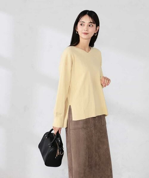 a.v.v / アー・ヴェ・ヴェ ニット・セーター | サイドリブVネックニット | 詳細20