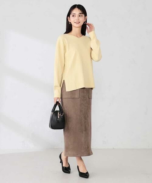 a.v.v / アー・ヴェ・ヴェ ニット・セーター | サイドリブVネックニット | 詳細23