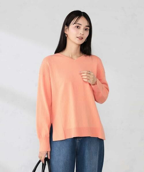 a.v.v / アー・ヴェ・ヴェ ニット・セーター | サイドリブVネックニット | 詳細5