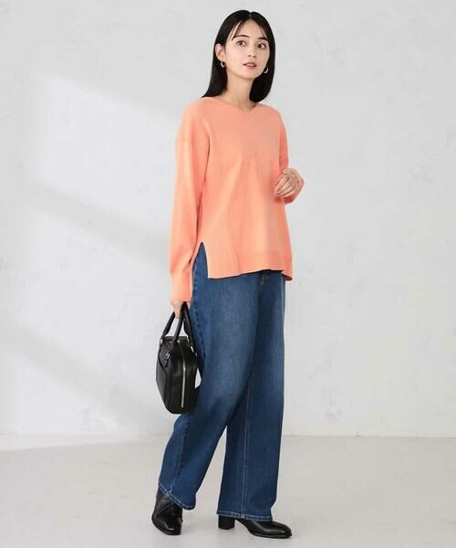 a.v.v / アー・ヴェ・ヴェ ニット・セーター | サイドリブVネックニット | 詳細8