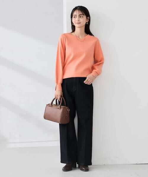 a.v.v / アー・ヴェ・ヴェ ニット・セーター | 【WEB限定】ゴールドボタンVネックニット | 詳細1