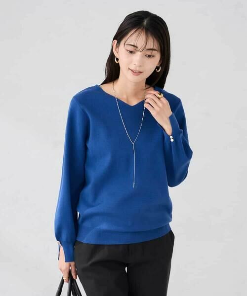 a.v.v / アー・ヴェ・ヴェ ニット・セーター | 【WEB限定】ゴールドボタンVネックニット | 詳細5