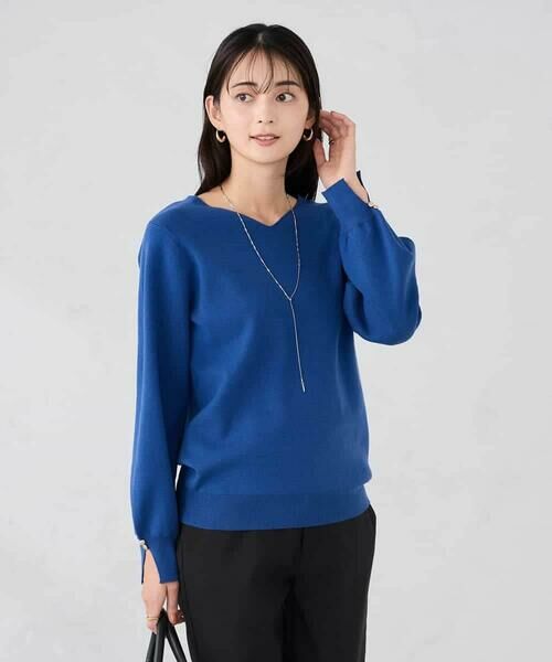 a.v.v / アー・ヴェ・ヴェ ニット・セーター | 【WEB限定】ゴールドボタンVネックニット | 詳細6