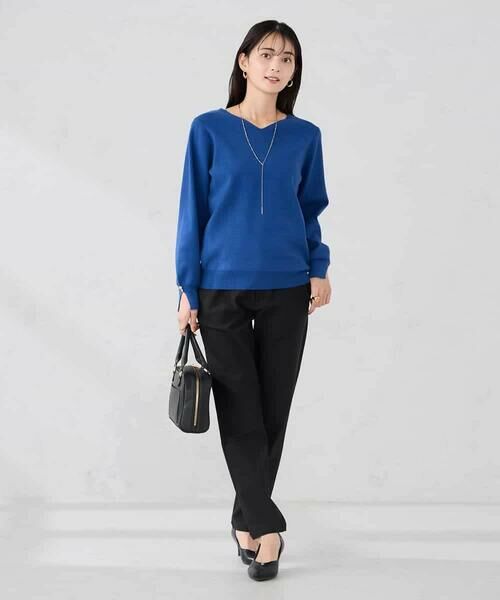 a.v.v / アー・ヴェ・ヴェ ニット・セーター | 【WEB限定】ゴールドボタンVネックニット | 詳細8