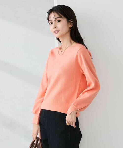 a.v.v / アー・ヴェ・ヴェ ニット・セーター | 【WEB限定】ゴールドボタンVネックニット(ピンク)