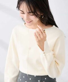 a.v.v / アー・ヴェ・ヴェ ニット・セーター | 【WEB限定】ゴールドボタンボートネックニット