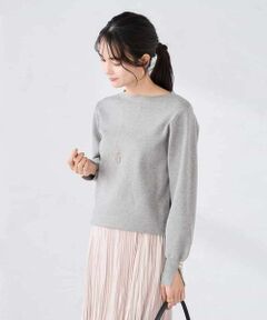 a.v.v / アー・ヴェ・ヴェ ニット・セーター | 【WEB限定】ゴールドボタンボートネックニット