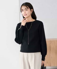 a.v.v / アー・ヴェ・ヴェ ニット・セーター | 【WEB限定】ゴールドボタンボートネックニット