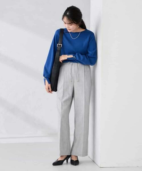 a.v.v / アー・ヴェ・ヴェ ニット・セーター | 【WEB限定】ゴールドボタンボートネックニット | 詳細14